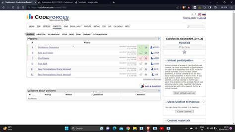 Codeforces Round 899 Div 2 Problem A B Dsa Cprogramming