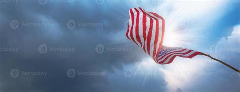 American flag waving 2409079 Stock Photo at Vecteezy