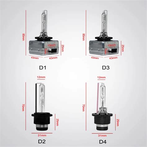 Купить CROSSFOX Car Light D1S D2S D3S D4S Auto HID Lamp D1 D2 D3 D4 D2R