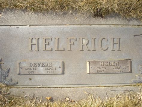 John Devere” Helfrich 1902 1981 Find A Grave Memorial