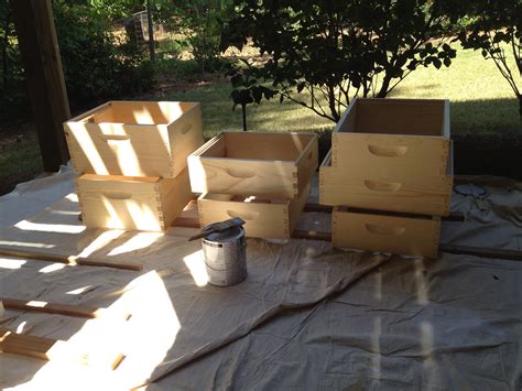 Honey Bee Hives Ready for Painting – Mink Hollow Farm