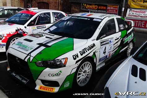 Lobry Micha L Parade Ga Tan Mitsubishi Lancer Evo X R Rallye