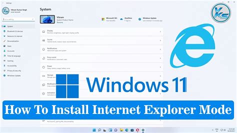 How To Install Internet Explorer Mode On Windows 11 Tutorial ดาว