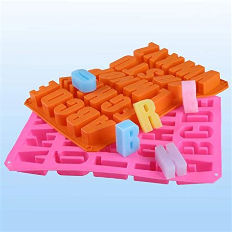 Pcs Letter Mold Cavities Alphabet Silicone Mold Letter Gel