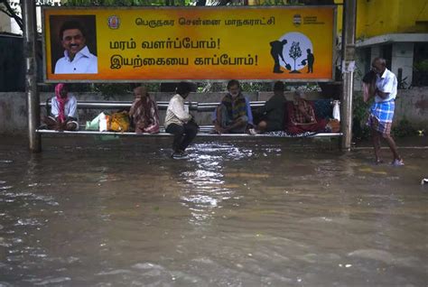 Chennai Rains Heavy Waterlogging In Several Parts Of Tamil Nadu