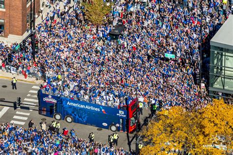 Chicago Cubs Parade 2016 - Aerial Vision Chicago Productions