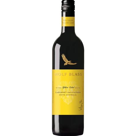 Wolf Blass Yellow Label Cabernet Sauvignon 750ml Woolworths