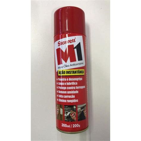 Micro óleo anticorrosivo starrett m1 300ml 200g frasco spray Js