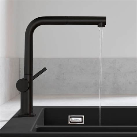 Hansgrohe Talis M Mitigeur Monocommande Avec Bec Extractible Noir Mat