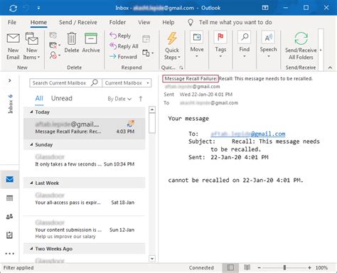 Recall Email Message In Outlook 2019 2016 2013 How To Guide