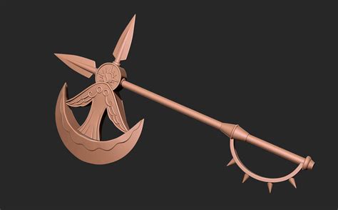 Escanor Rhitta Axe Seven Deadly Sins 3d Print Model By Printhub