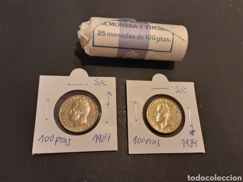 2 Monedas 100 Pesetas 1984 Juan Carlos I S C Li Vendido En Venta