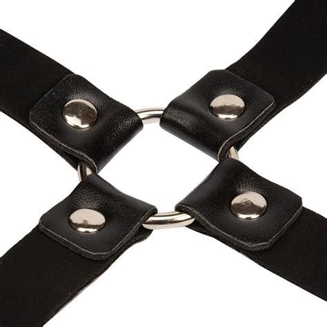 Wholesale Bondage Hogtie Restraints Real Leather Wrist Ankle Cuffs Hog Tie Trigger Clips Sex