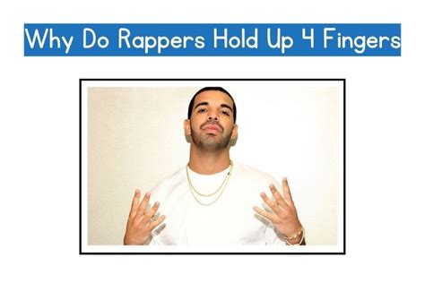 This Is Why Rappers Hold Up Four Fingers All Angles Explained