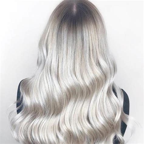 Platinum Blonde Hair With Brown Roots