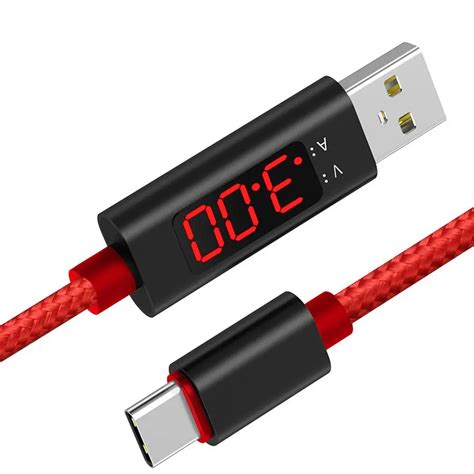 Aliexpress Buy LED Display USB Type C Charging Data Cable For