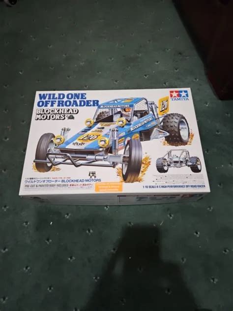 Tamiya R C Wild One Off Roader Blockhead Motors Livery