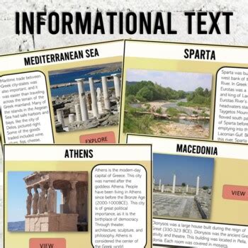 Ancient Greece Geography Virtual Field Trip Digital Resource Activity