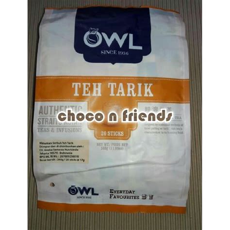 Jual Owl Teh Tarik Instant Foamy Tea Vnl2067 Shopee Indonesia