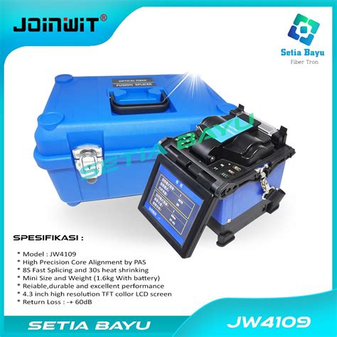 Jual Splicing JOINWIT JW4109 Alat Sambung Fiber Optik Fusion Splicer