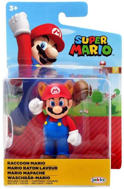 World Of Nintendo Super Mario Wave 21 Raccoon Mario 2 5 Mini Figure