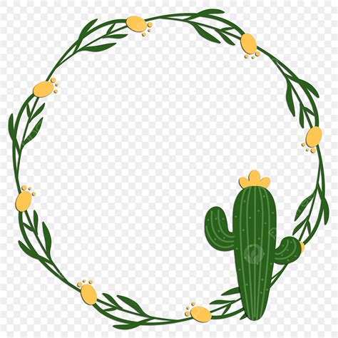 Cactus Plants Clipart Transparent Background Cactus Plant Garland