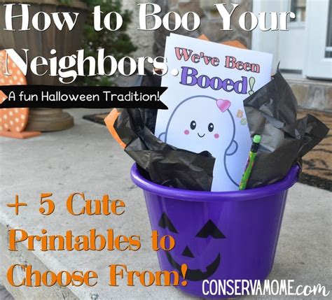 How To Boo Your Neighbors 5 Youve Been Booed Printable Signs