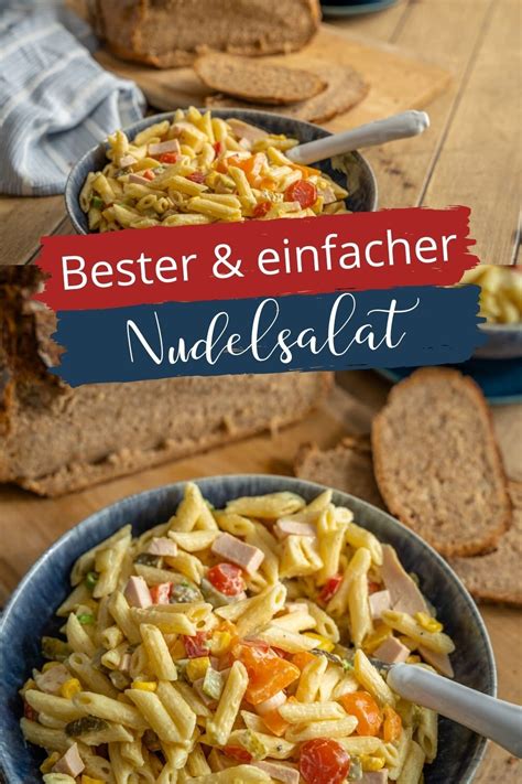 Bester Nudelsalat Mit Mayonnaise Einfach Lecker Und Schnell