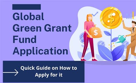 How To Apply For Global Green Grant Fund Application