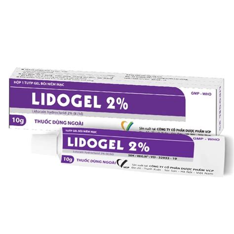 Lidogel Lidocain 2% Vcp (t/10gr)