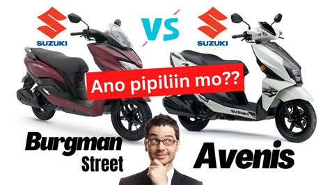 Suzuki Burgman Street Vs Suzuki Avenis Side By Side Comparison