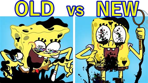 Pibby Spongebob Old Vs New Fnf Mods Come And Learn With Pibby