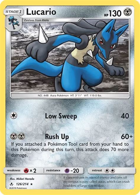 Lucario GX Gmax Vmax Gigantamax Ex Pokemon Card Pokemon 41 OFF