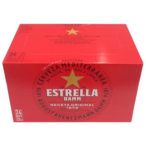 Cerveza Mediterr Nea Estrella Damm Pack De X Cl Preciosdelsuper Es