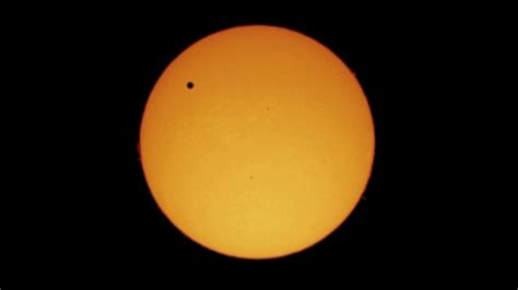 Esa Venus Solar Transit 2012 Transit Seen With Solar Telescope