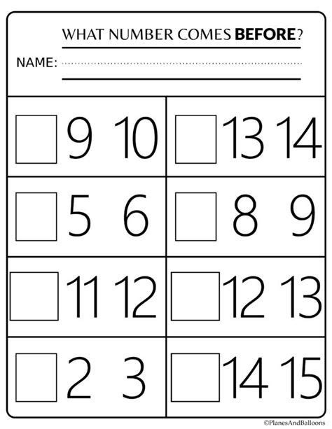 Kindergarten Missing Numbers To 20 Writing The Missing Kindergarten