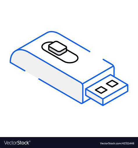 Flash drive Royalty Free Vector Image - VectorStock