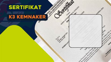 Cara Mendapatkan Sertifikat K Kemnaker Pelatihan K Kemnaker Pt