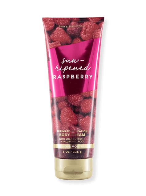 Bath And Body Works Ultra Shea Cream Sun Ripened Raspberry 8 Oz 24 Hr