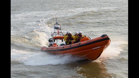 Whitstable Rnli Lifeboat Launches To Assist Motor Boat Rnli