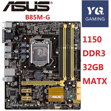 Asus B85m G Socket 1150 Intel B85 Motherboard Usb Sata Intel 4th Gen Generation Mobo B85 Ram