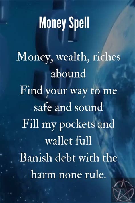 Money Spells Magic Powerful Money Spells Money Spells That Work