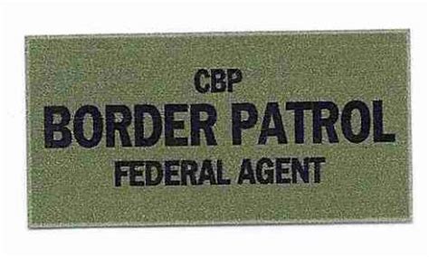 1:6 scale US Border Patrol Tactical Vest Back Patch, Subdued | ONE ...