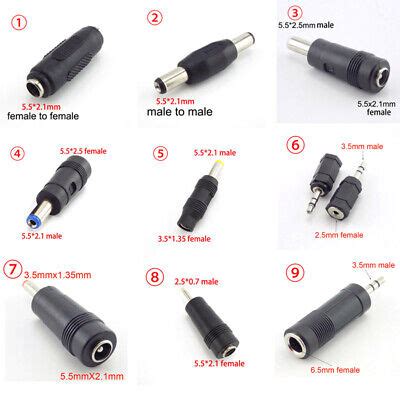 Dc Female Male Jack Plug X Mm Mm Mm Mm Adapter Connector