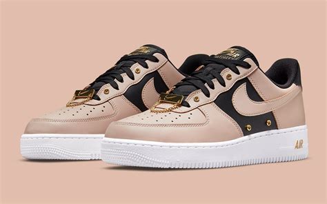 Nike Air Force 1 ‘07 Premium Gold Chain ‘particle Beige Sneaker Steal