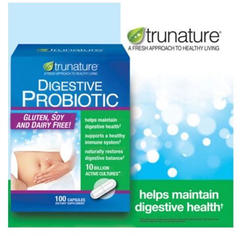 Trunature Digestive Probiotic Billion Active Cultures Capsules