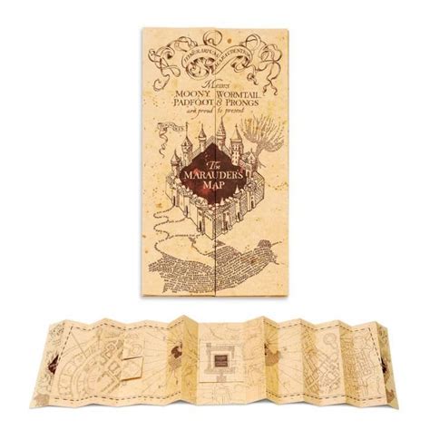 Réplique de la carte du maraudeur de Harry Potter Cdiscount Maison