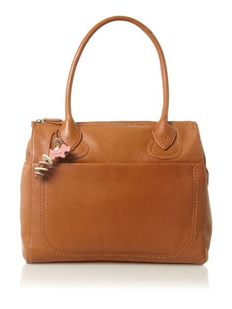 Radley Heaton Tan Large Tote Bag in Brown | Lyst