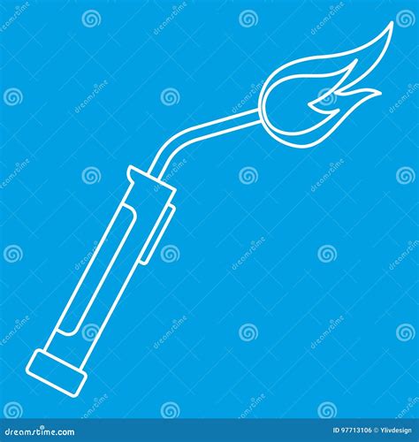 Glass Welding Mask Icon Outline Stock Vector Illustration Of