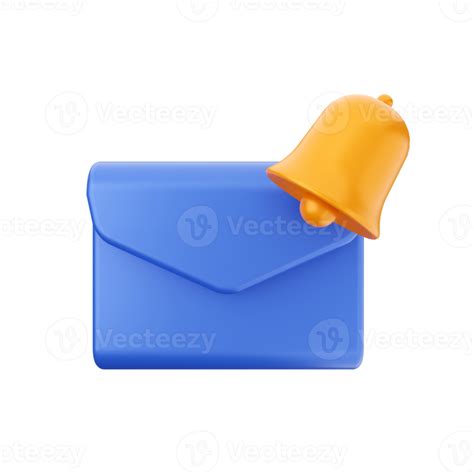 3d Notification Icon Illustration 22353439 Png